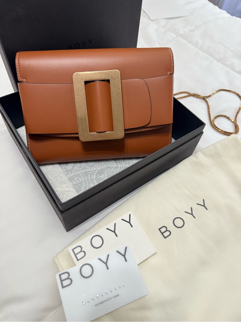 BOYY buckle clutch/crossbody